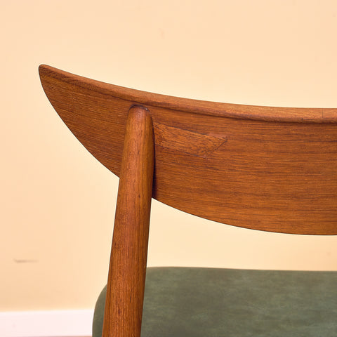 Danish dining chairs in teak by Harry Østergaard for A/S Randers Møbelfabrik