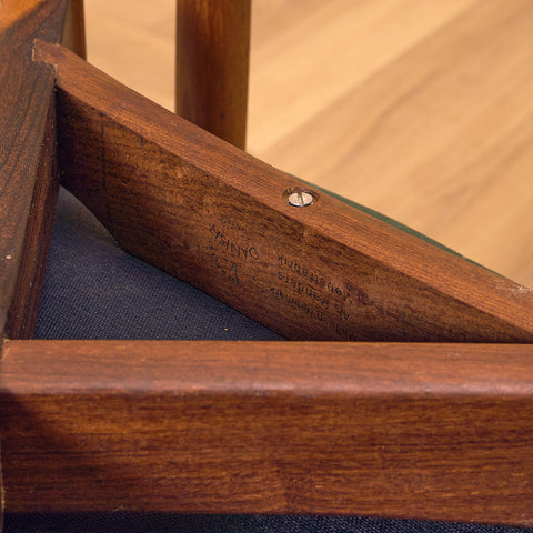 Danish dining chairs in teak by Harry Østergaard for A/S Randers Møbelfabrik