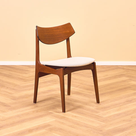 Danish dining chairs in teak