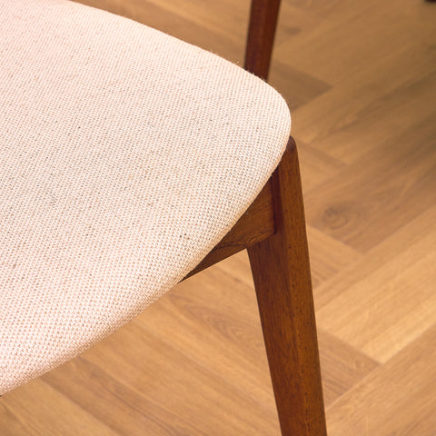 Danish dining chairs in teak