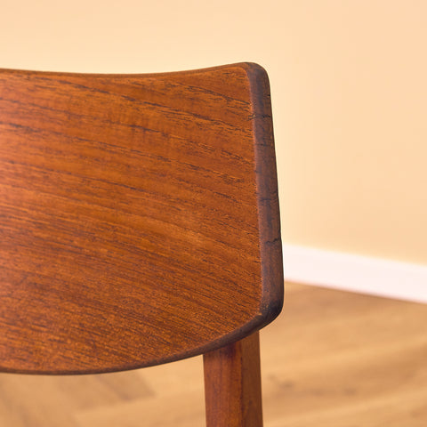 Danish dining chairs in teak