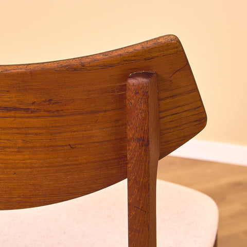 Danish dining chairs in teak