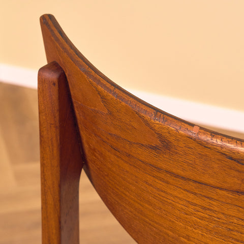 Danish dining chairs in teak