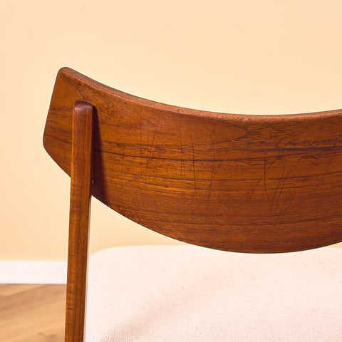 Danish dining chairs in teak