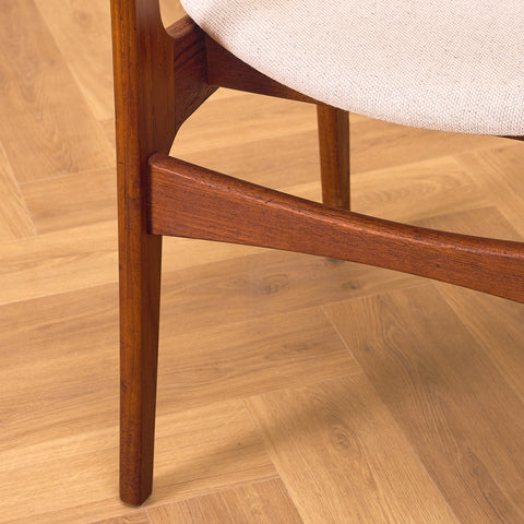 Danish dining chairs in teak