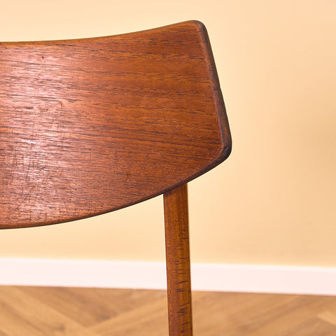 Danish dining chairs in teak