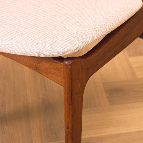 Danish dining chairs in teak