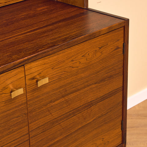 Swedish bookshelf in Santos rosewood, model 'Excellent', by IKEA