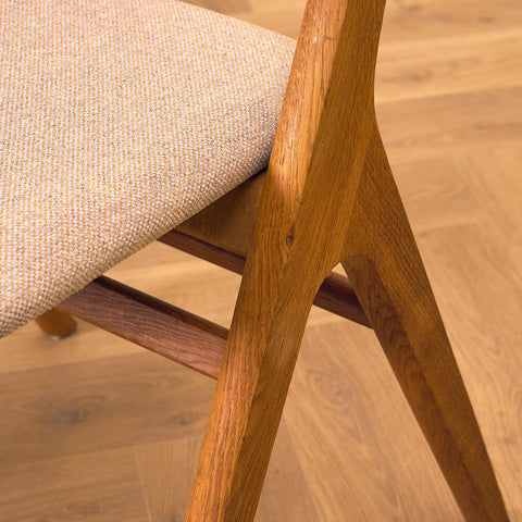 Danish dining chairs by Edmund Jorgensen for Jorgensen Mobelfabrik