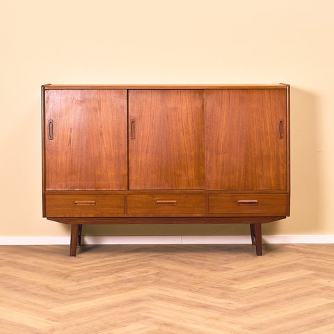 Danish highboard in teak