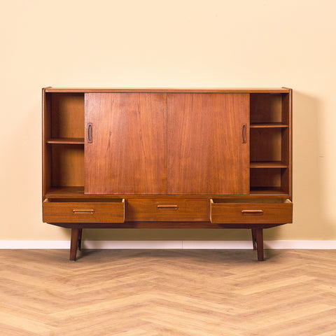 Danish highboard in teak