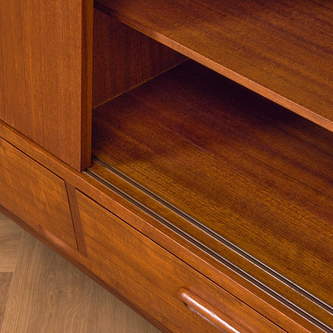 Danish highboard in teak