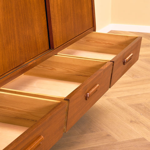 Danish highboard in teak