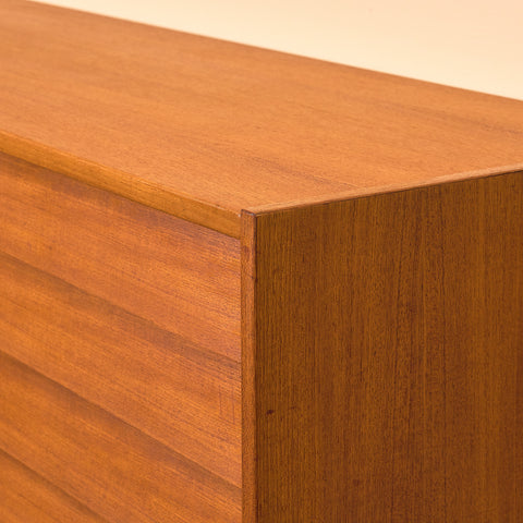 Swedish sideboard in teak and beech by IKEA