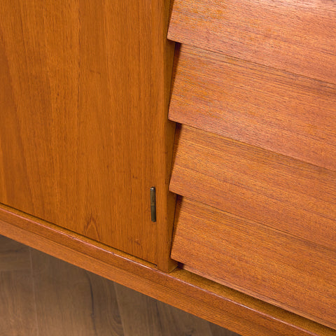 Swedish sideboard in teak and beech by IKEA
