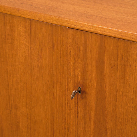 Swedish sideboard in teak and beech by IKEA