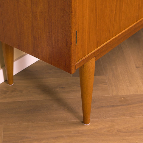 Swedish sideboard in teak and beech by IKEA