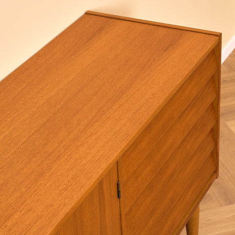 Swedish sideboard in teak and beech by IKEA