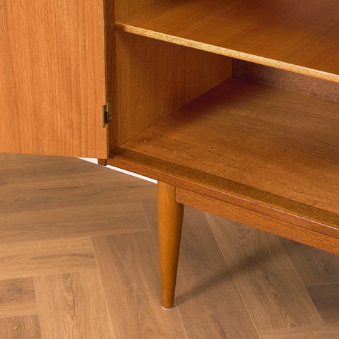 Swedish sideboard in teak and beech by IKEA