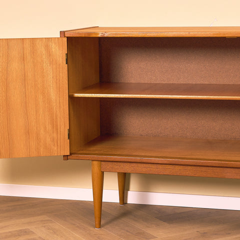 Swedish sideboard in teak and beech by IKEA