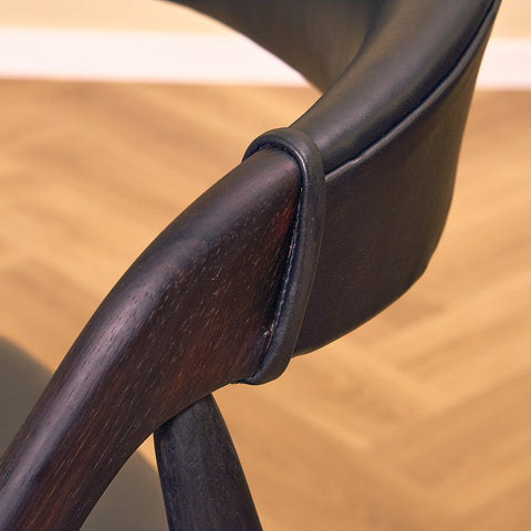 Danish dining chairs in Santos rosewood by Kai Kristiansen for Schou Andersen, model 31