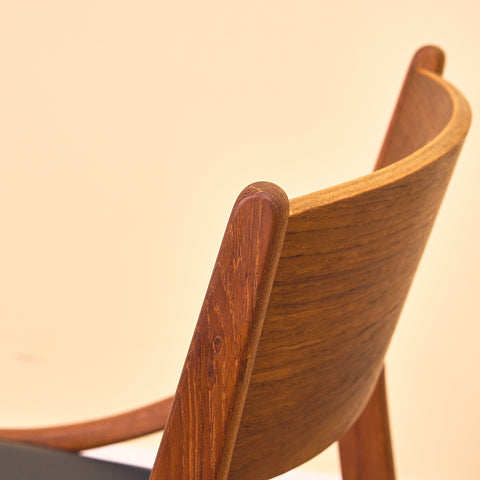 Danish dining chairs in teak by Vestervig Erikson for Brdr Tromborg