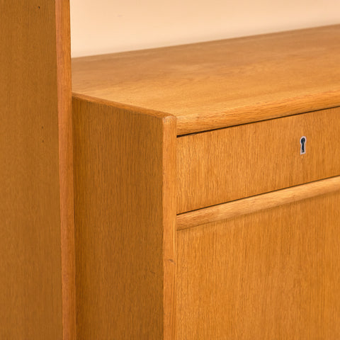 Swedish bookshelf in oak