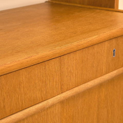 Swedish bookshelf in oak