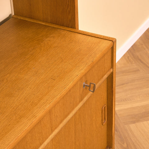 Swedish bookshelf in oak