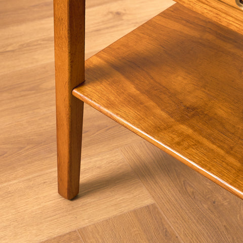 Swedish bedside tables in elm