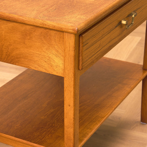Swedish bedside tables in elm