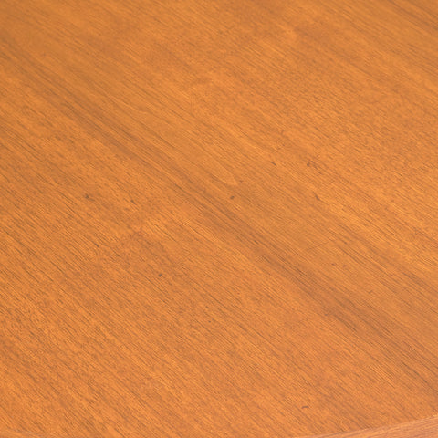 Danish round dining table in teak