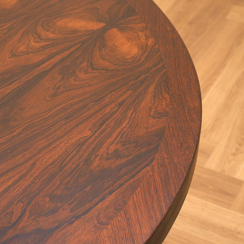 Danish oval dining table in Santos rosewood, 'model HM55' by John Mortensen for Heltborg Møbler