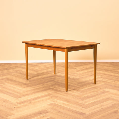 Swedish dining table in teak