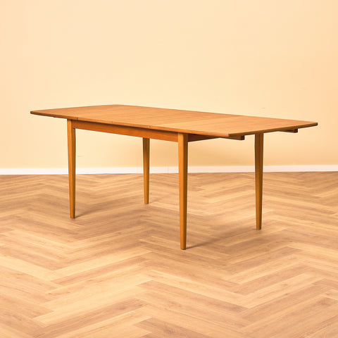 Swedish dining table in teak