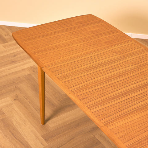 Swedish dining table in teak
