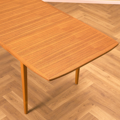Swedish dining table in teak