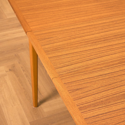 Swedish dining table in teak