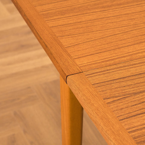 Swedish dining table in teak