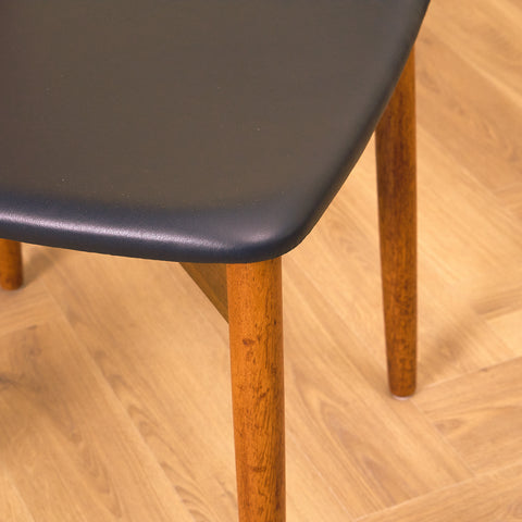 Danish dining chairs in teak by Harry Østergaard for Randers Møbelfabrik