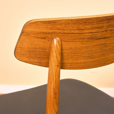 Danish dining chairs in teak by Harry Østergaard for Randers Møbelfabrik