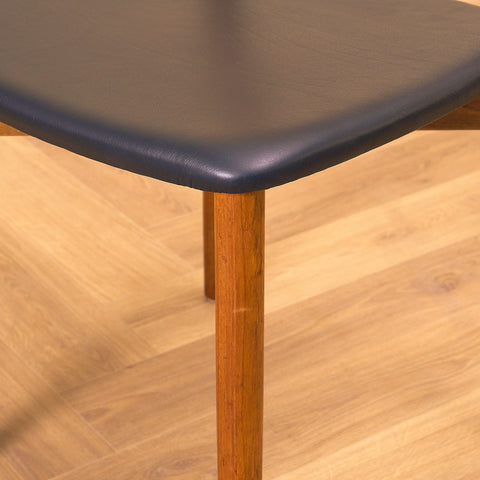 Danish dining chairs in teak by Harry Østergaard for Randers Møbelfabrik