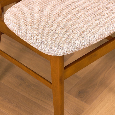 Danish dining chairs in teak & beech by Farstrup, model '210'