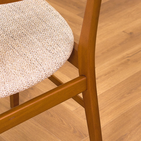 Danish dining chairs in teak & beech by Farstrup, model '210'