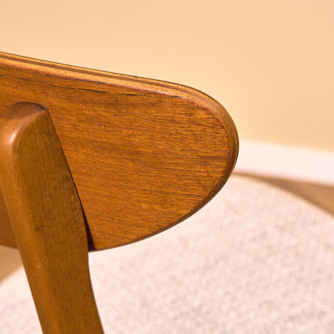 Danish dining chairs in teak & beech by Farstrup, model '210'