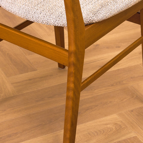 Danish dining chairs in teak & beech by Farstrup, model '210'