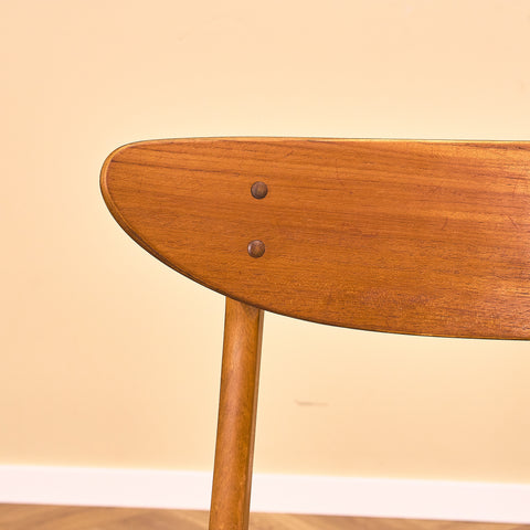 Danish dining chairs in teak & beech by Farstrup, model '210'