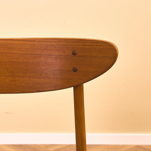 Danish dining chairs in teak & beech by Farstrup, model '210'