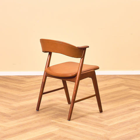 Danish dining chairs in solid teak, model 32 by Kai Kristiansen for Korup Stolefabrik