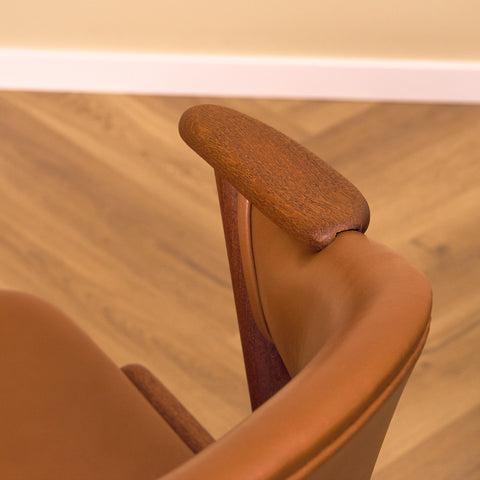 Danish dining chairs in solid teak, model 32 by Kai Kristiansen for Korup Stolefabrik